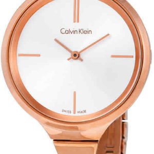 Calvin Klein Damklocka K4U23626 Lively Silverfärgad/Roséguldstonat