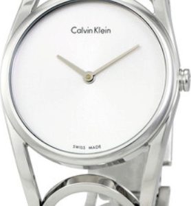 Calvin Klein Damklocka K5U2M146 Round Silverfärgad/Stål Ø33.5 mm