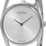 calvin klein damklocka k5u2s146 round silverfärgad/stål ø33.5 mm