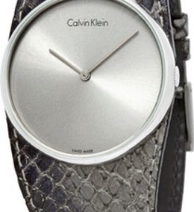 Calvin Klein Damklocka K5V231Q4 Spellbound Silverfärgad/Läder Ø39