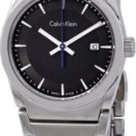 calvin klein damklocka k6k33143 step svart/stål ø30 mm