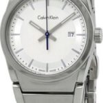 calvin klein damklocka k6k33146 step silverfärgad/stål ø30 mm