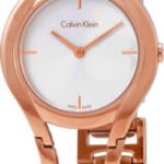 calvin klein damklocka k6r23626 classic silverfärgad/roséguldstonat