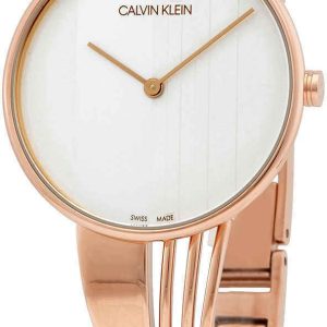 Calvin Klein Damklocka K6S2N616 Vit/Roséguldstonat stål Ø34 mm