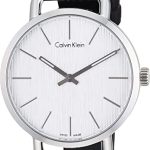 calvin klein damklocka k7b231c6 dress silverfärgad/läder ø36 mm