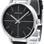 calvin klein damklocka k7b231cz svart/läder ø36 mm