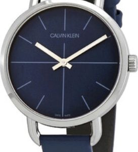 Calvin Klein Damklocka K7B231VN Blå/Läder Ø36 mm