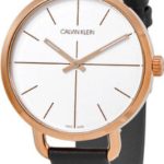 calvin klein damklocka k7b236c6 vit/läder ø36 mm