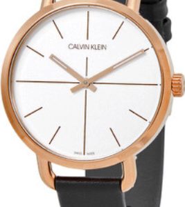 Calvin Klein Damklocka K7B236C6 Vit/Läder Ø36 mm