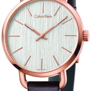 Calvin Klein Damklocka K7B236G6 Silverfärgad/Läder Ø36 mm