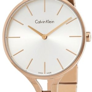 Calvin Klein Damklocka K7E23646 Silverfärgad/Roséguldstonat stål