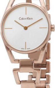 Calvin Klein Damklocka K7L23646 Silverfärgad/Roséguldstonat stål