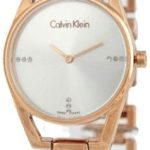 calvin klein damklocka k7l2364t silverfärgad/roséguldstonat stål