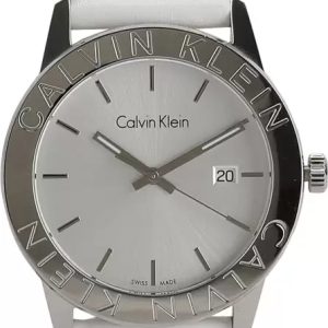 Calvin Klein Damklocka K7Q211L6 Silverfärgad/Läder Ø38 mm