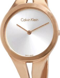 Calvin Klein Damklocka K7W2M616 Vit/Roséguldstonat stål Ø28 mm