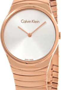 Calvin Klein Damklocka K8A23646 Silverfärgad/Roséguldstonat stål