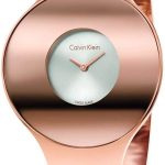 calvin klein damklocka k8c2s616 vit/roséguldstonat stål ø21 mm