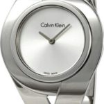 calvin klein damklocka k8e2m116 silverfärgad/stål ø25 mm