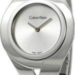 calvin klein damklocka k8e2s116 silverfärgad/stål ø25 mm