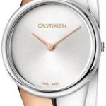 calvin klein damklocka k8l2mb16 silverfärgad/roséguldstonat stål