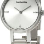 calvin klein damklocka k8n2314w silverfärgad/stål ø32 mm