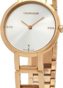 Calvin Klein Damklocka K8N2364W Silverfärgad/Roséguldstonat stål