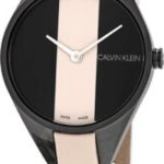 calvin klein damklocka k8p237x1 flerfärgad/läder ø29 mm