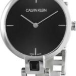 calvin klein damklocka k9g23ub1 svart/stål ø32 mm