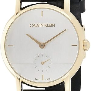 Calvin Klein Damklocka K9H2Y5C6 Silverfärgad/Läder Ø32 mm