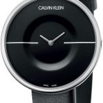 calvin klein damklocka kag231c1 svart/läder ø38 mm