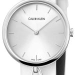 calvin klein damklocka kbm231l6 silverfärgad/stål ø34 mm