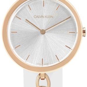 Calvin Klein Damklocka KBM236L6 Silverfärgad/Roséguldstonat stål