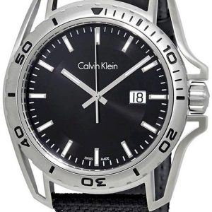 Calvin Klein Earth Herrklocka K5Y31TB1 Svart/Läder Ø44 mm