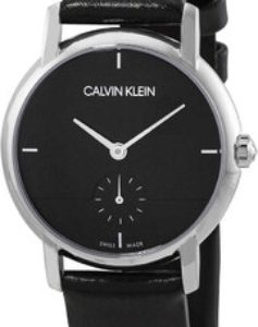 Calvin Klein Established Damklocka K9H2Y1C1 Svart/Läder Ø32 mm