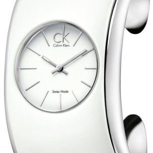 Calvin Klein Gloss Damklocka K6004101 Vit/Keramik Ø32 mm