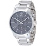 calvin klein herrklocka k2g27143 city svart/stål ø43 mm