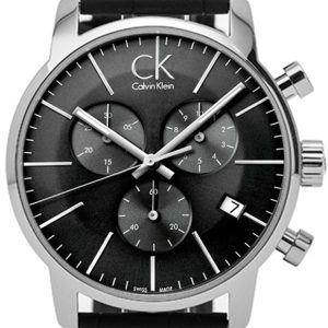 Calvin Klein Herrklocka K2G271C3 City Svart/Läder Ø43 mm