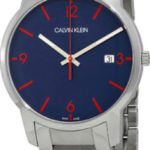 calvin klein herrklocka k2g2g147 blå/stål ø43 mm