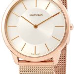 calvin klein herrklocka k3m2t626 grå/roséguldstonat stål ø43 mm