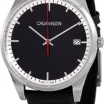 calvin klein herrklocka k4n211c1 time svart/läder ø40 mm