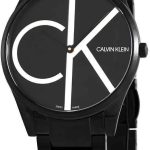 calvin klein herrklocka k4n21441 svart/stål ø40 mm