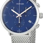 calvin klein herrklocka k8m2712n blå/stål ø43 mm