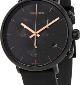 Calvin Klein Herrklocka K8M274CB Svart/Läder Ø43 mm