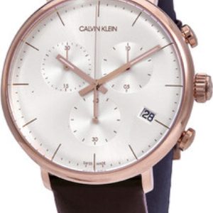 Calvin Klein Herrklocka K8M276G6 Silverfärgad/Läder Ø43 mm