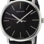 calvin klein herrklocka k8q311c1 svart/läder ø40 mm