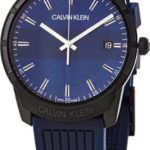 calvin klein herrklocka k8r114vn blå/gummi ø42 mm