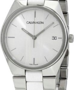 Calvin Klein Herrklocka K9E211K6 Silverfärgad/Gummi Ø40 mm