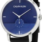 calvin klein herrklocka k9h2x1cn blå/läder ø43 mm