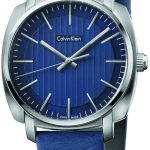 calvin klein highline herrklocka k5m311vn blå/läder ø40 mm