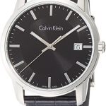 calvin klein infinite herrklocka k5s311c1 svart/läder ø42 mm